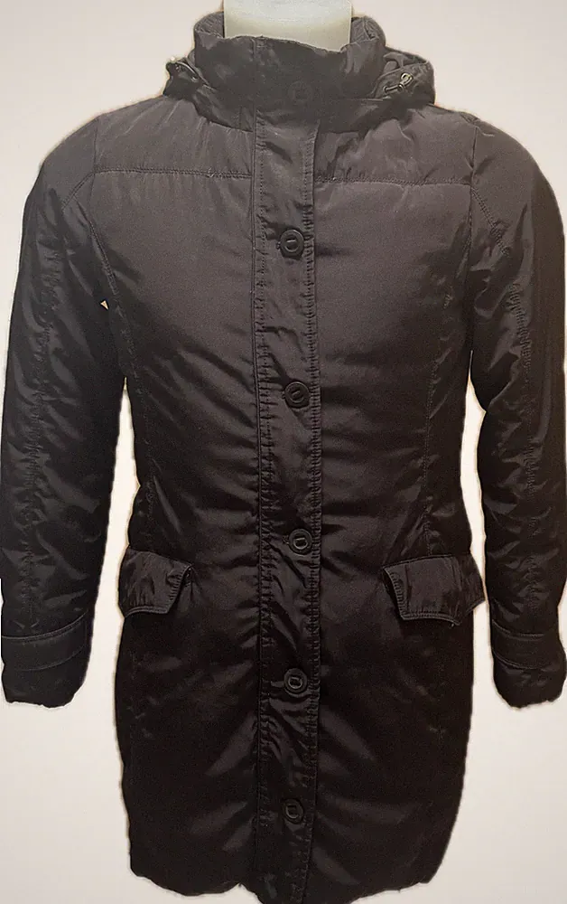 Tommy Hilfiger Daune Mantel Gr.M Schwarz Damen Parka Übergangsjacke Jacken