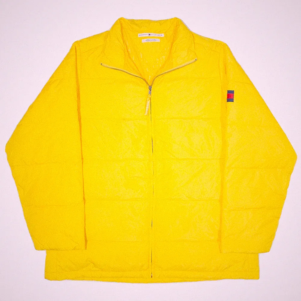 TOMMY HILFIGER Daunen Isolierte Herren Steppjacke Gelb M