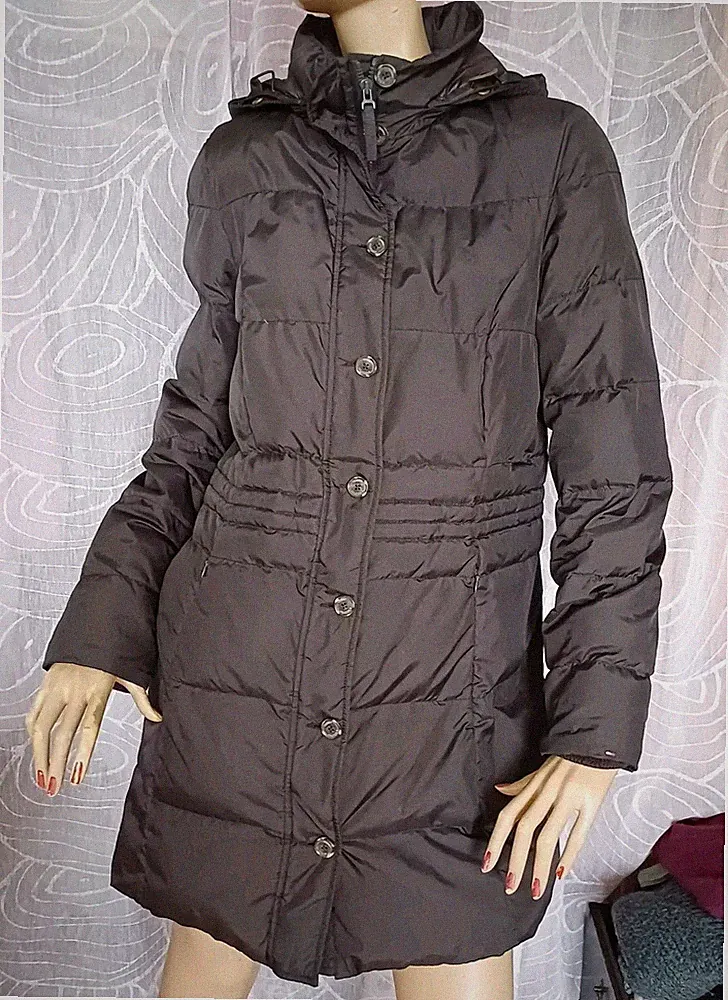Tommy Hilfiger Daunenmantel 65% Gr.L Dunkelbraun