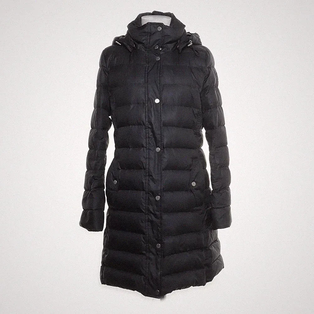 Tommy Hilfiger, Daunenmantel, Damen, Größe: L, Schwarz, Polyester/Daune #20n
