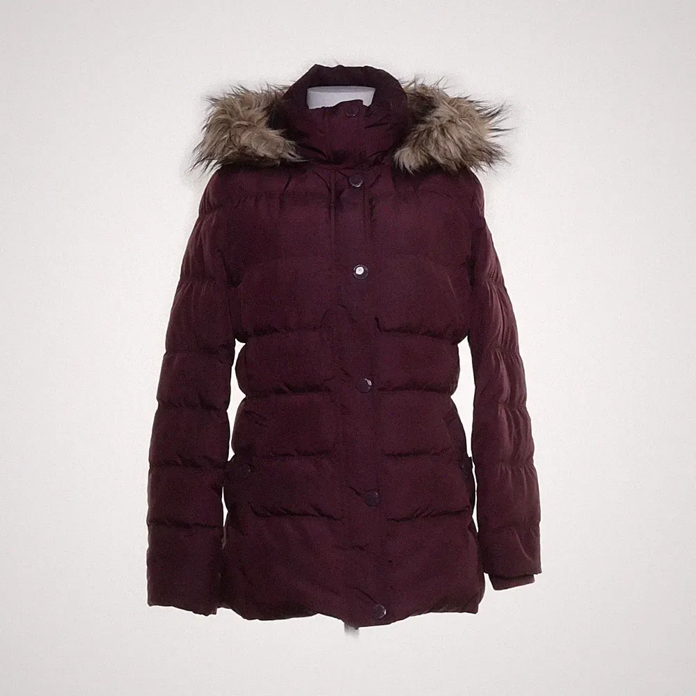 Tommy Hilfiger, Daunenmantel, Damen, Größe: M, Lila, Daune/Feder/Polyester #Lrz
