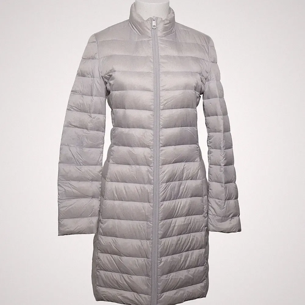 Tommy Hilfiger, Daunenmantel, Damen, Größe: S, Grau #zgG