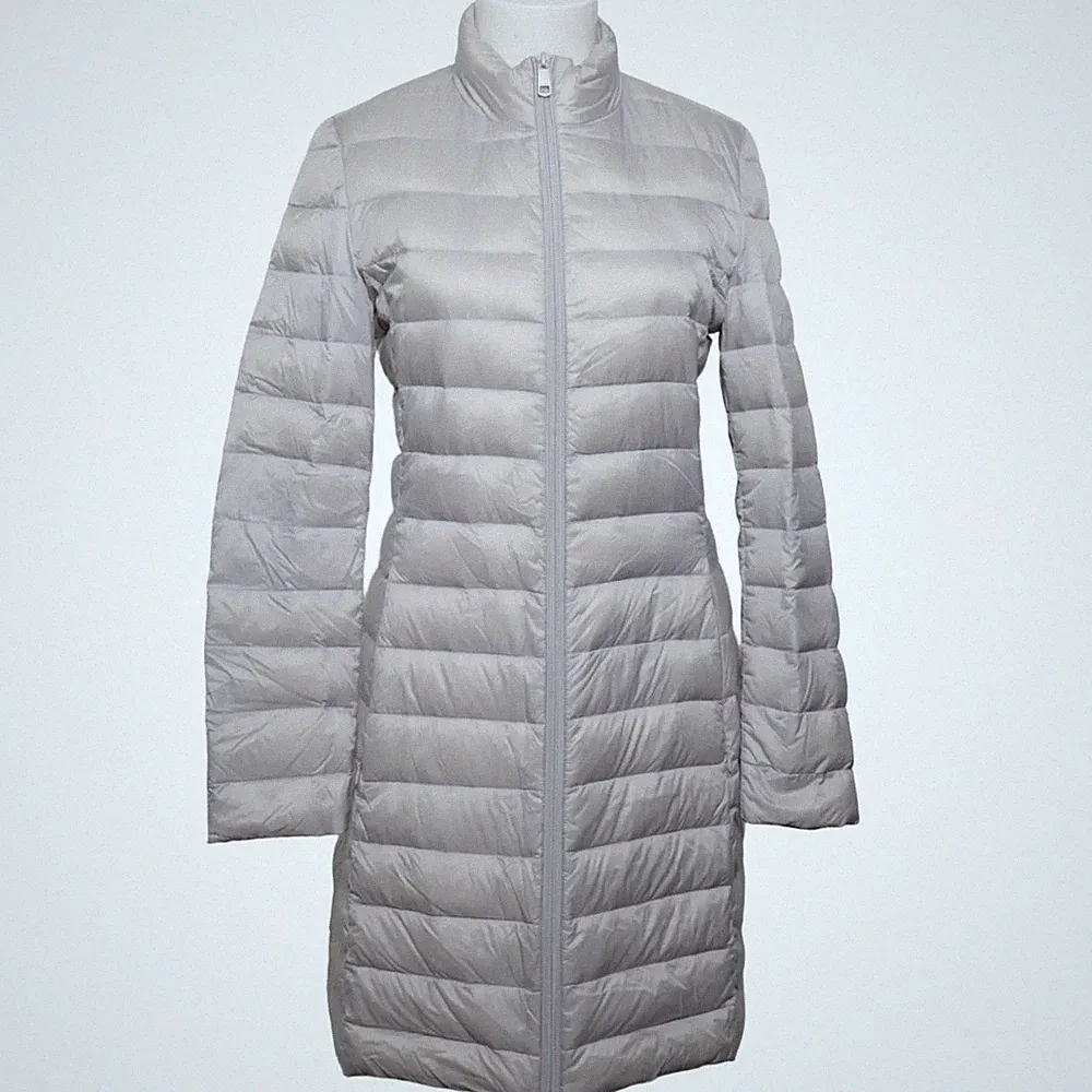 Tommy Hilfiger, Daunenmantel, Damen, Größe: S, Grau #zgG