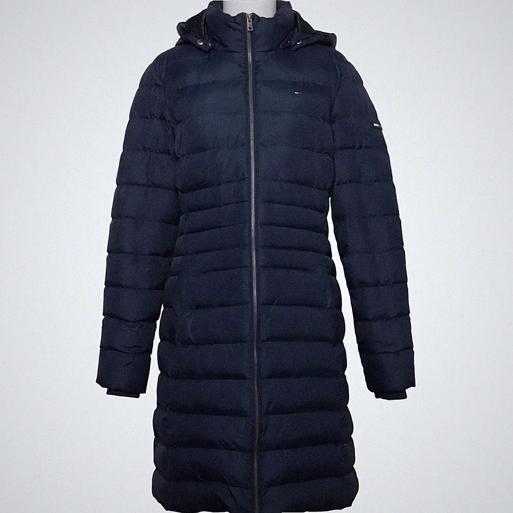 Tommy Hilfiger, Daunenmantel, Damen, Größe: XL, Blau, Acryl/Polyester #EX7