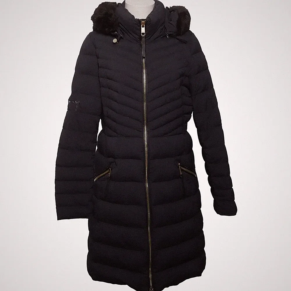 Tommy Hilfiger, Daunenmantel, Damen, Größe: XL, Schwarz, Elasthan/Polyamid #V2R