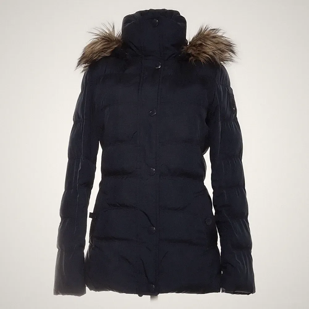 Tommy Hilfiger, Daunenmantel, Damen, Größe: XS, Blau, Daune/Feder/Polyester #YV3