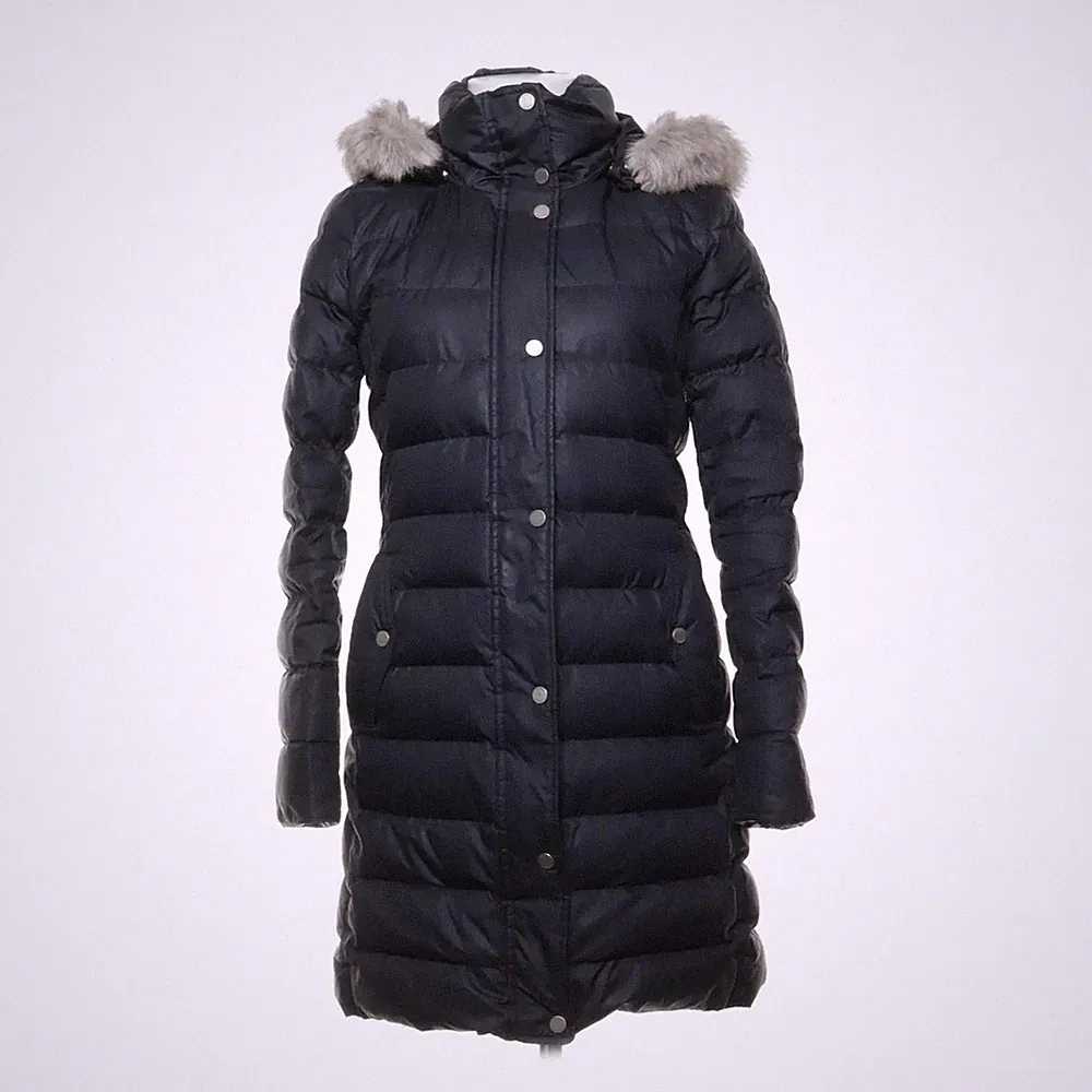 Tommy Hilfiger, Daunenmantel, Damen, Größe: XS, Schwarz, Daune/Feder #jPX