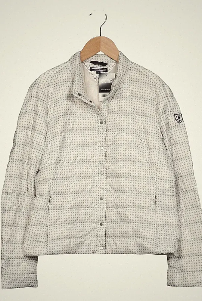 Tommy Hilfiger Jacke Damen Anorak Jacket Kurzmantel Gr. L Daunen Cre... #e5x2fvv