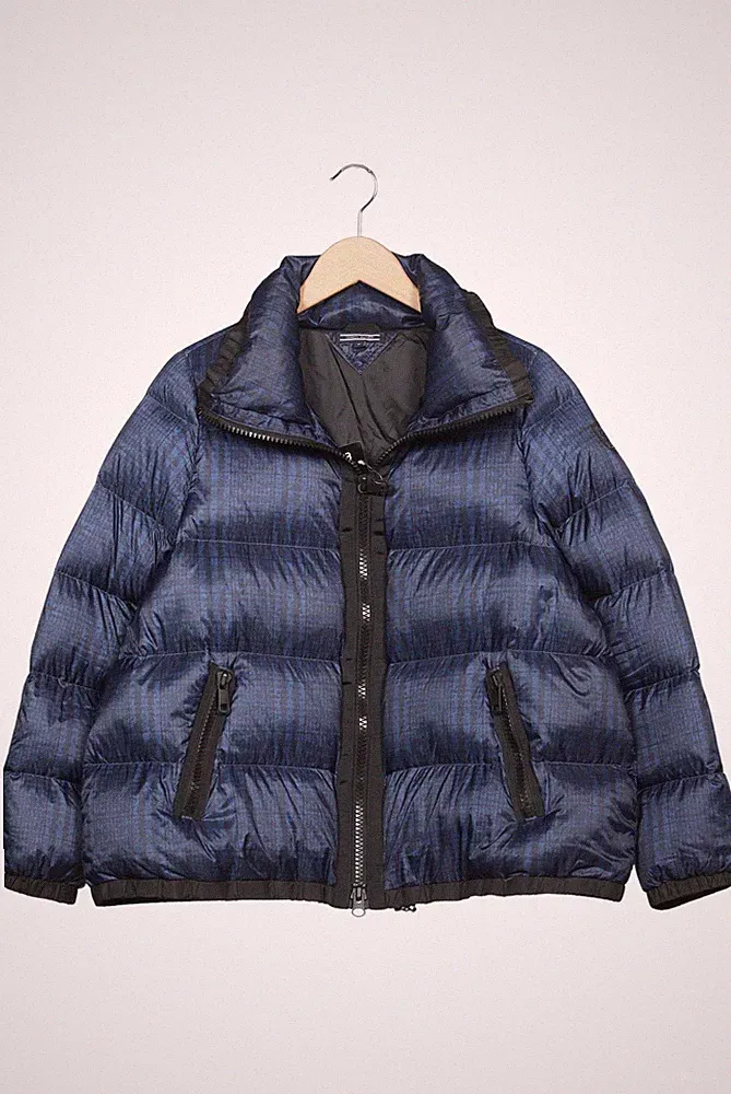 Tommy Hilfiger Jacke Damen Anorak Jacket Kurzmantel Gr. M Daunen Mar... #n67q7jy