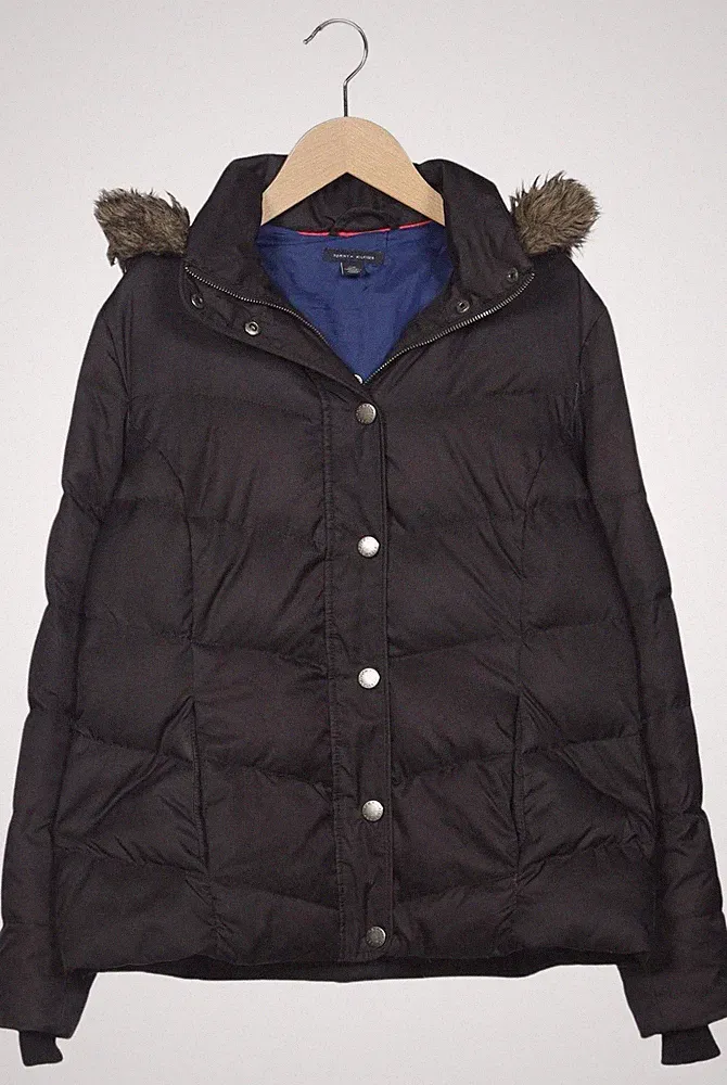 Tommy Hilfiger Jacke Damen Anorak Jacket Kurzmantel Gr. S Daunen Sch... #wd7s0yp