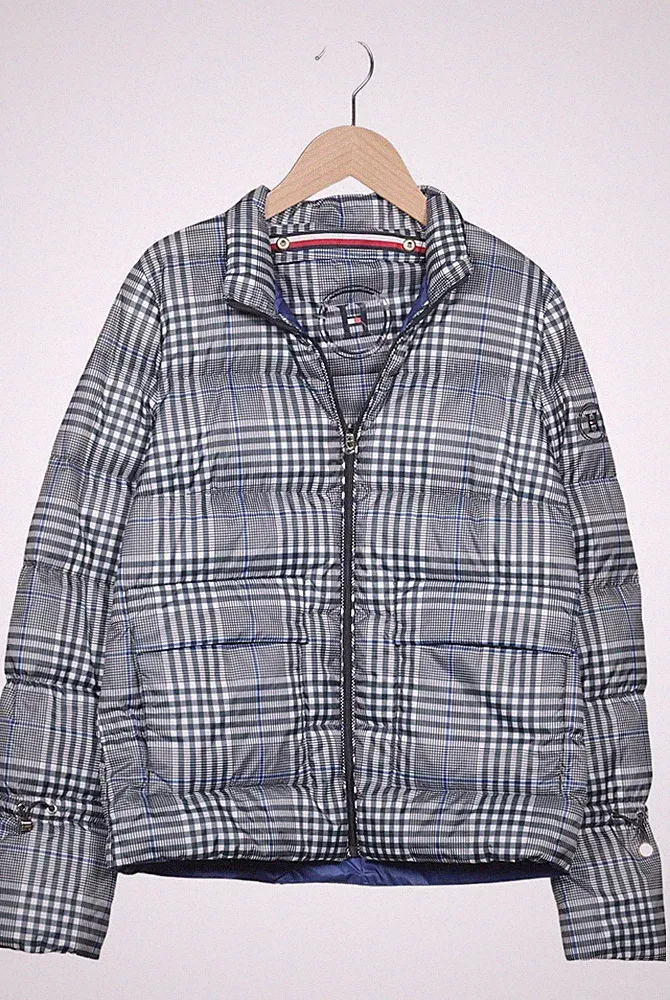 Tommy Hilfiger Jacke Damen Anorak Jacket Kurzmantel Gr. XS Daunen Me... #wvtxvpi