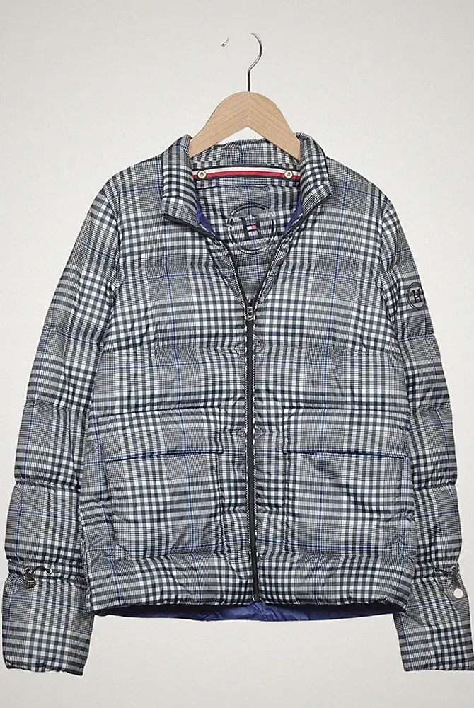 Tommy Hilfiger Jacke Damen Anorak Jacket Kurzmantel Gr. XS Daunen Me... #wvtxvpi