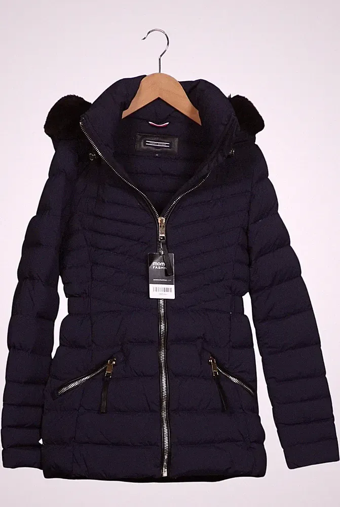 Tommy Hilfiger Jacke Damen Anorak Jacket Kurzmantel Gr. XS Leder Dau... #dmwejs8