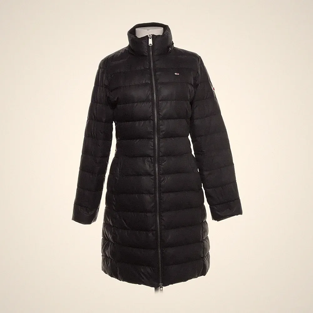 Tommy Hilfiger Jeans, Daunenmantel, Damen, Größe: S, Schwarz #IMi