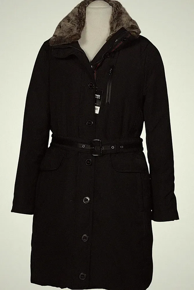 Tommy Hilfiger Mantel Damen Jacke Parka Gr. XXL Daunen Schwarz #ss1bvlv