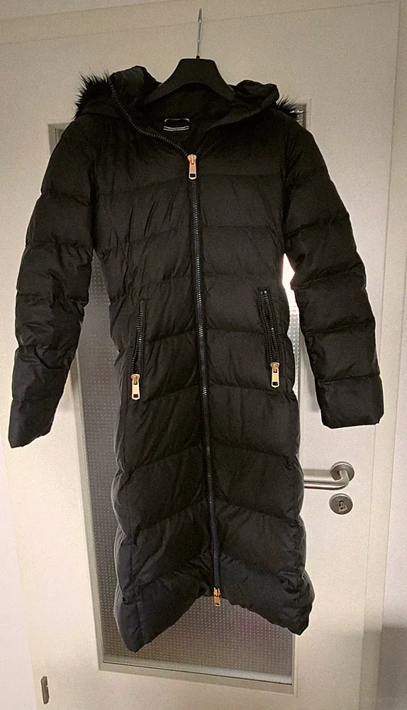 Tommy Hilfiger Mantel Daunenmantel Daunenjacke lang maxi Damen Gr. XS 34