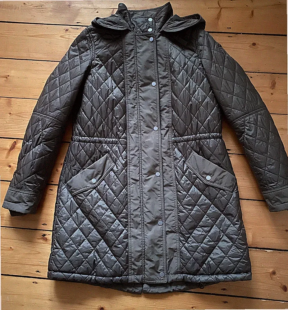 TOMMY HILFIGER STEPPMANTEL / PARKA OLIV GR. S