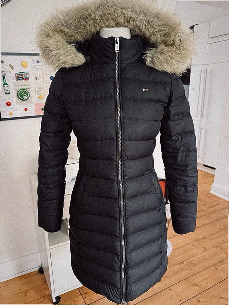 Tommy Hilfiger Tommy Jeans Essential Hooded Down Coat Daunenmantel Steppmantel