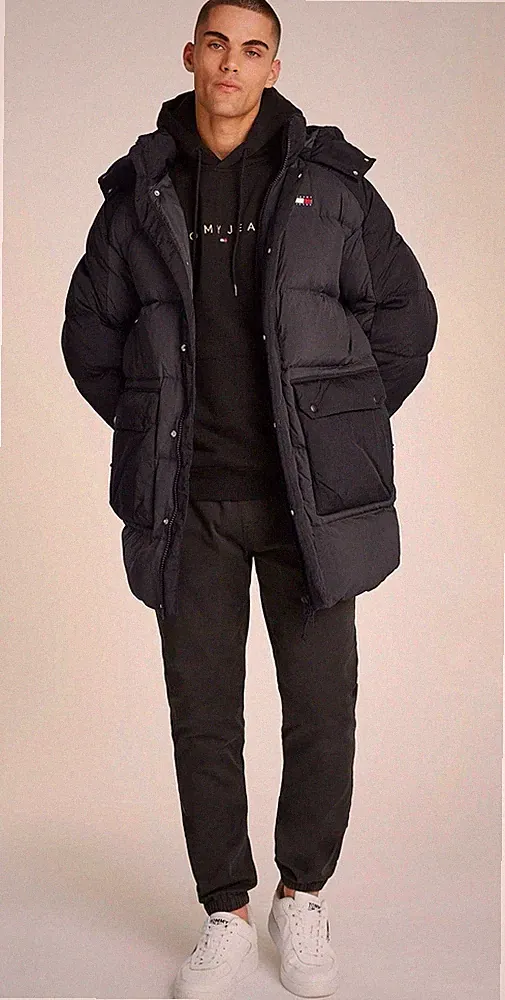 Tommy Jeans Herrenmantel Gr. M 300€ Daunenparka Winterjacke Jacke Herrenparka Pa