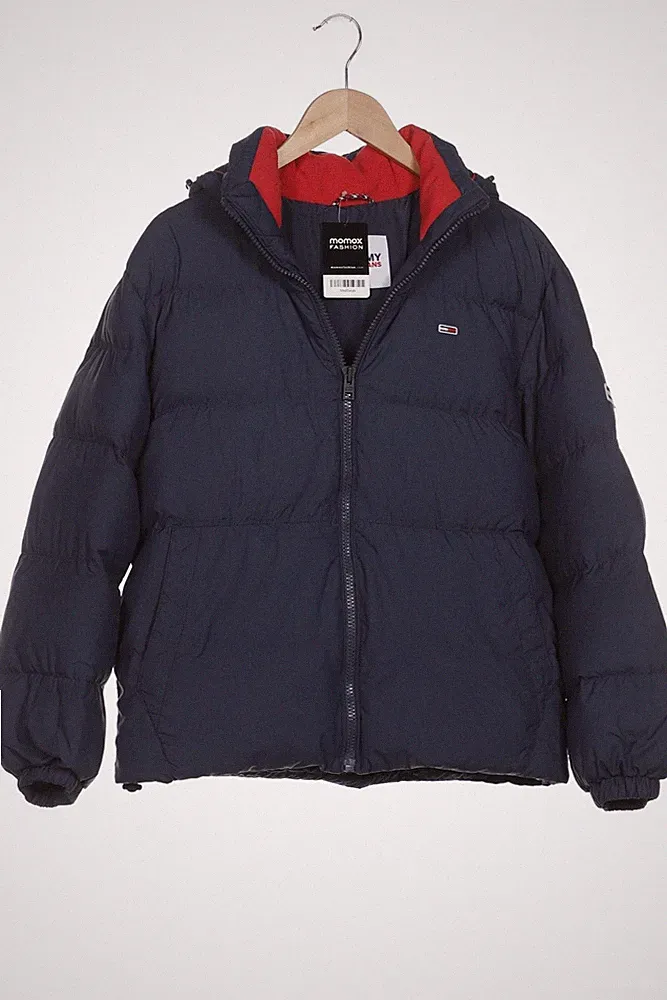Tommy Jeans Jacke Damen Anorak Jacket Kurzmantel Gr. S Daunen Blau #8m6c54g
