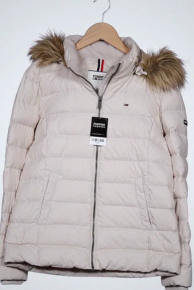 Tommy Jeans Jacke Damen Anorak Jacket Kurzmantel Gr. XL Daunen Creme... #fnzlfbp