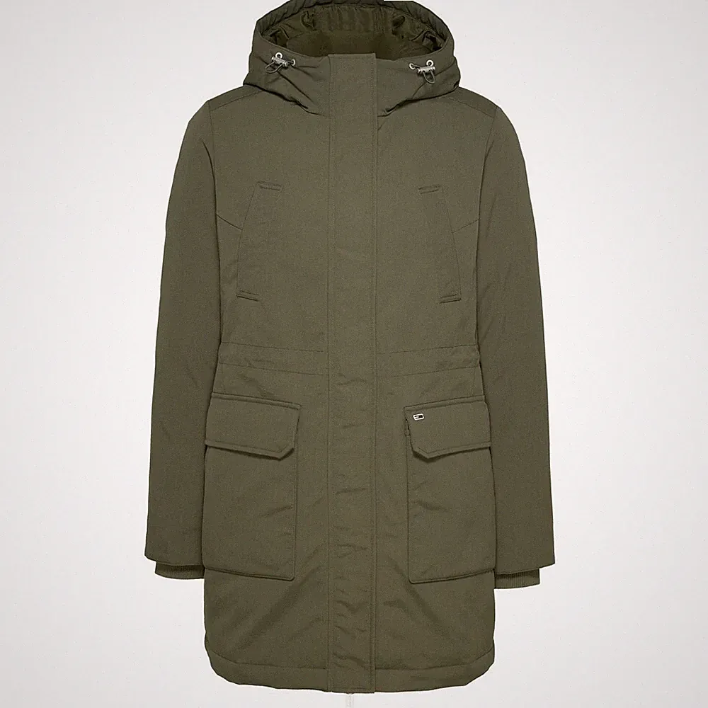 Grün Daunenparka