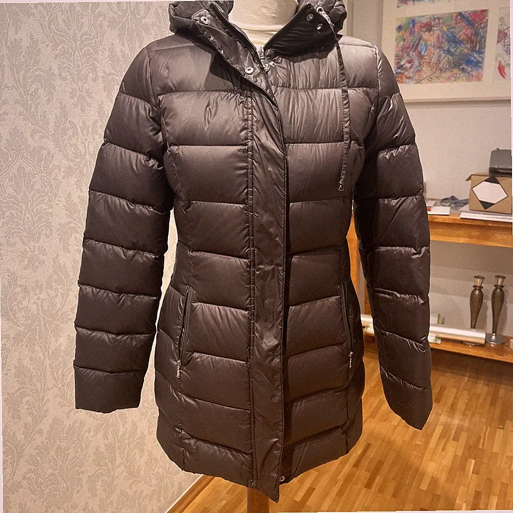 Trend-Daunenmantel von Emporio Armani In Schoko, Größe 36