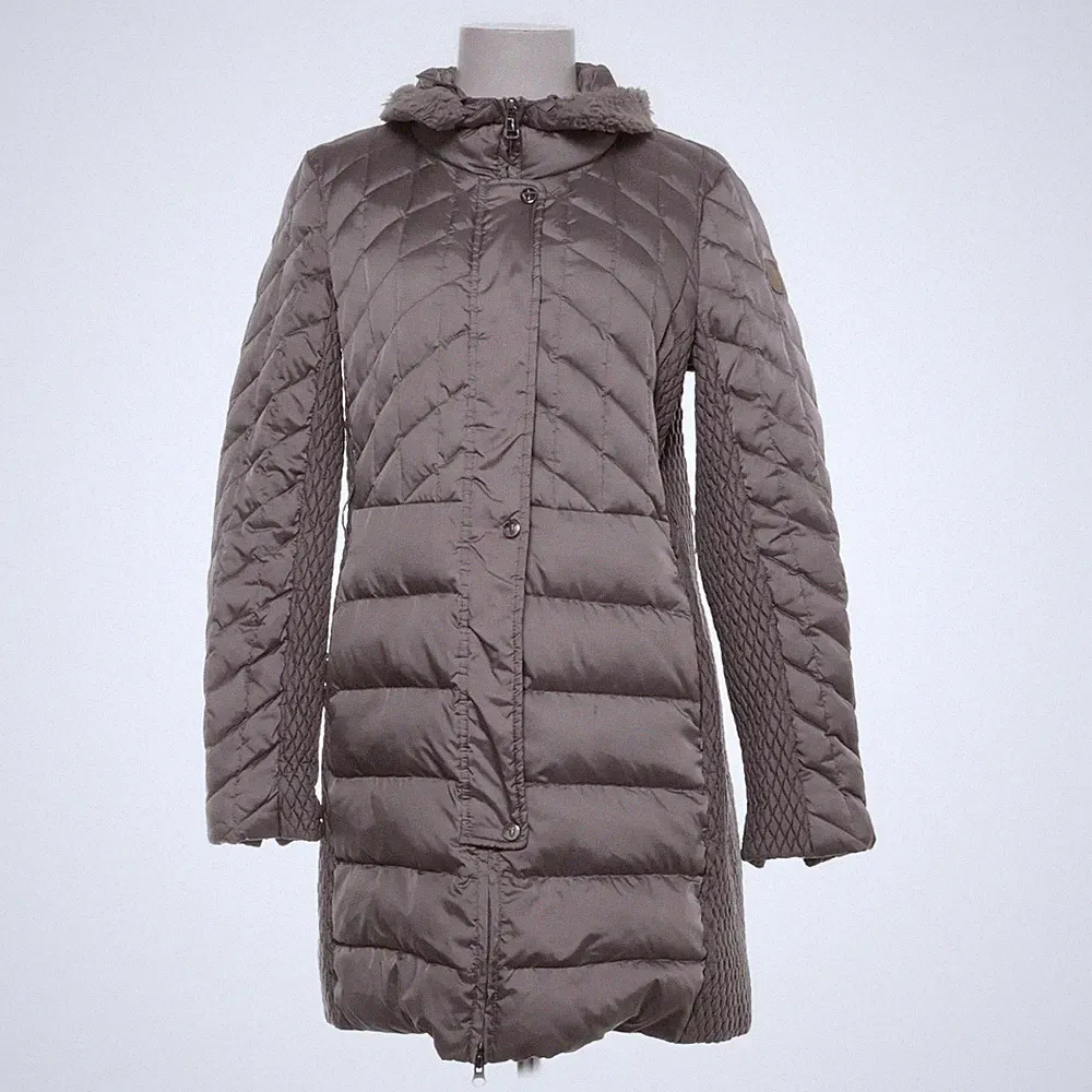 Tru Trussardi, Daunenmantel, Damen, Größe: 46, Beige #94Y