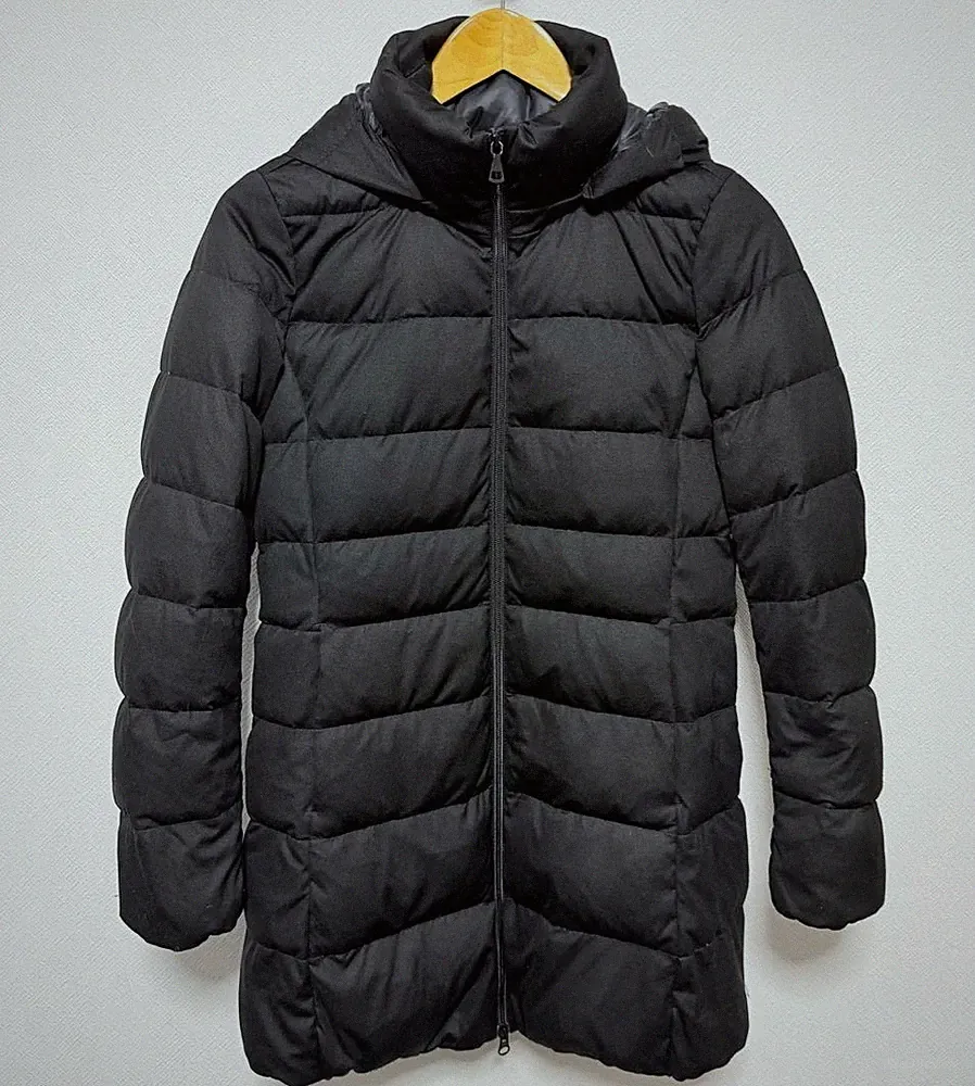 UNIQLO Daunenmantel Brustumfang 48 cm Länge 78 cm Leicht Schwarz M