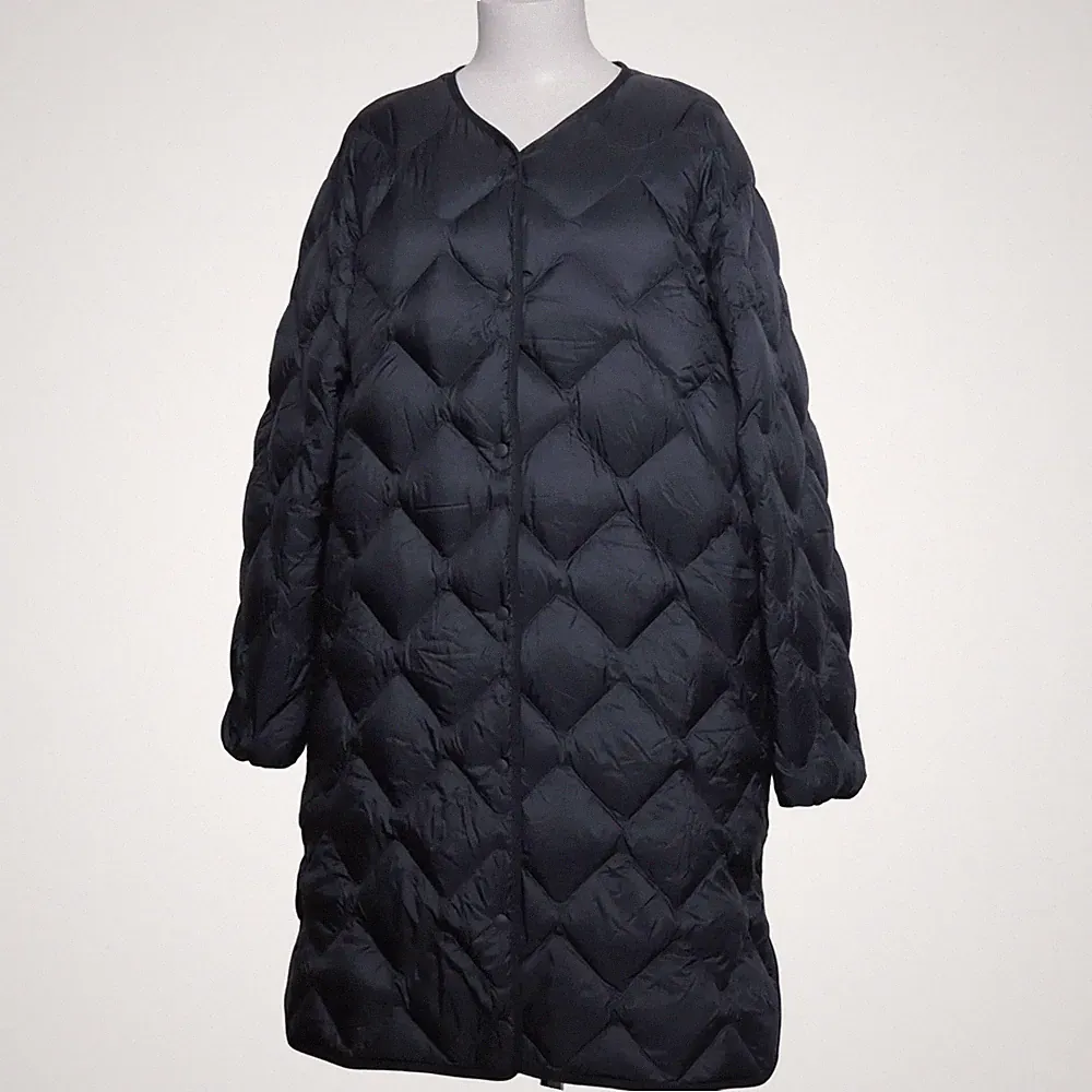 Uniqlo, Daunenmantel, Damen, Größe: 2XL, Grau #JGY