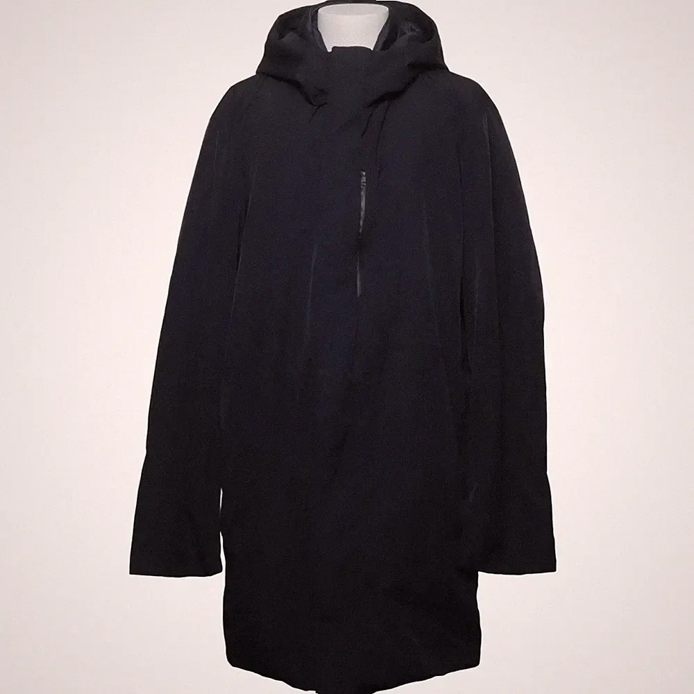 Uniqlo, Daunenmantel, Damen, Größe: L, Grau, Daune/Feder/Polyester/Viskose #iJg
