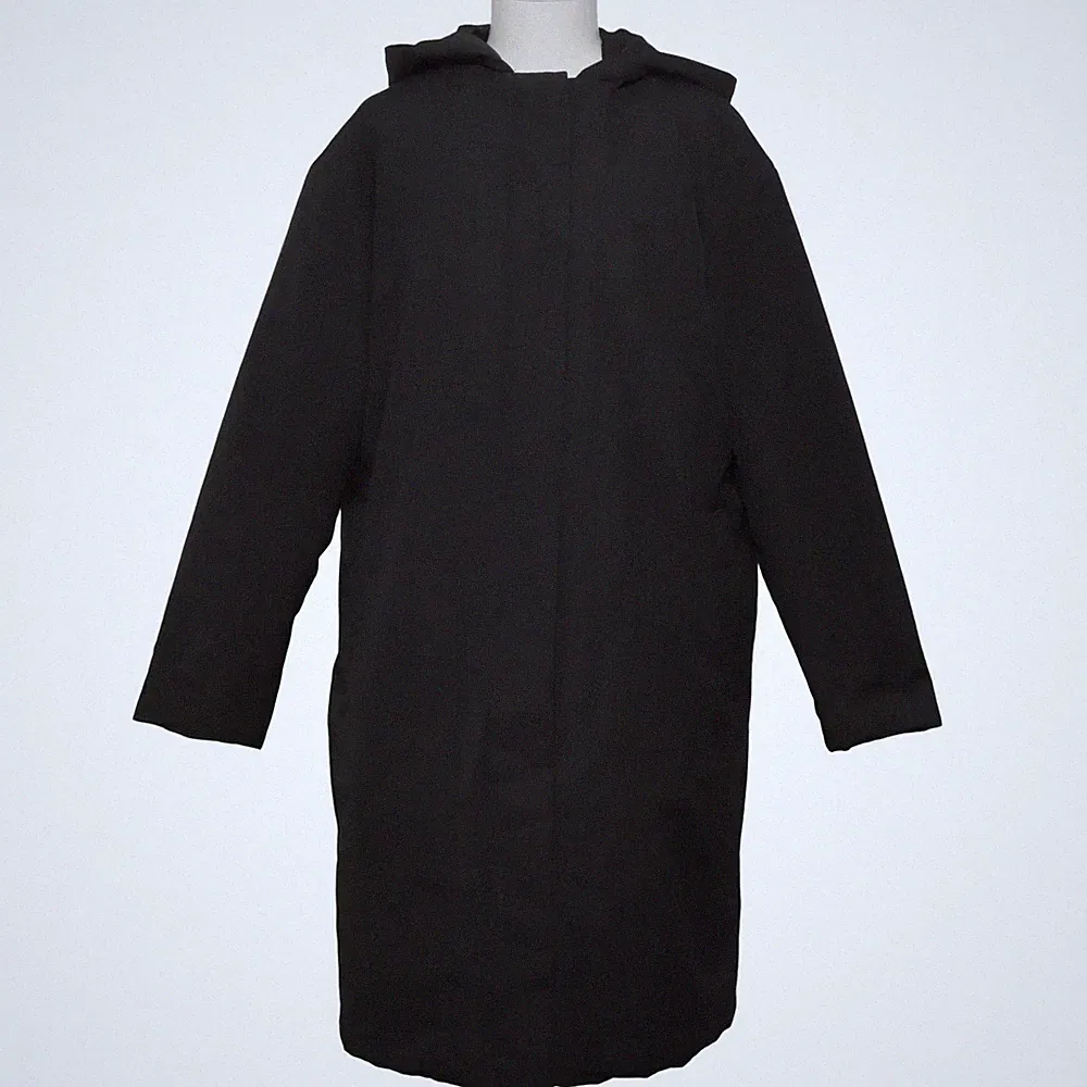 Uniqlo, Daunenmantel, Damen, Größe: L, Grau, Daune/Feder/Polyester/Viskose #J1r