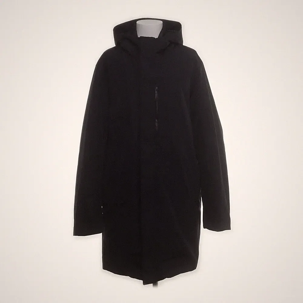 Uniqlo, Daunenmantel, Damen, Größe: L, Grau, Feder/Polyester/Viskose #iRA
