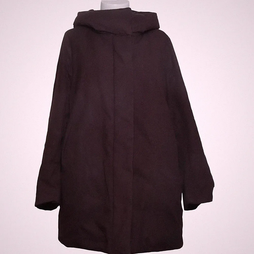 Uniqlo, Daunenmantel, Damen, Größe: M, Braun, Daune/Feder/Polyester/Viskose #oKg