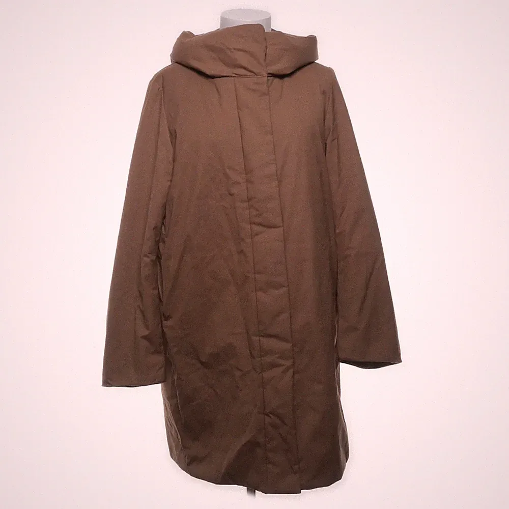 Uniqlo, Daunenmantel, Damen, Größe: M, Braun, Daune/Feder/Polyester/Viskose #Z2x