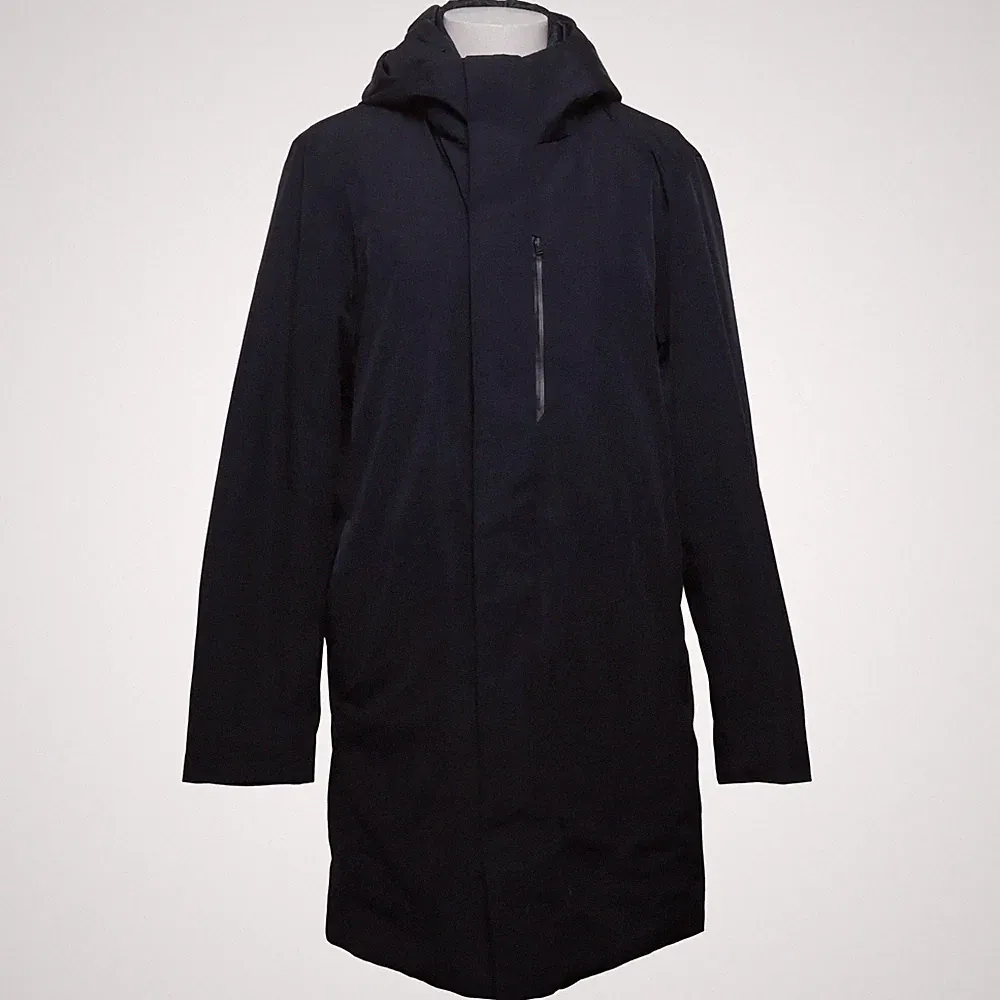 Uniqlo, Daunenmantel, Damen, Größe: S, Blau, Daune/Feder/Polyester/Viskose #T6s