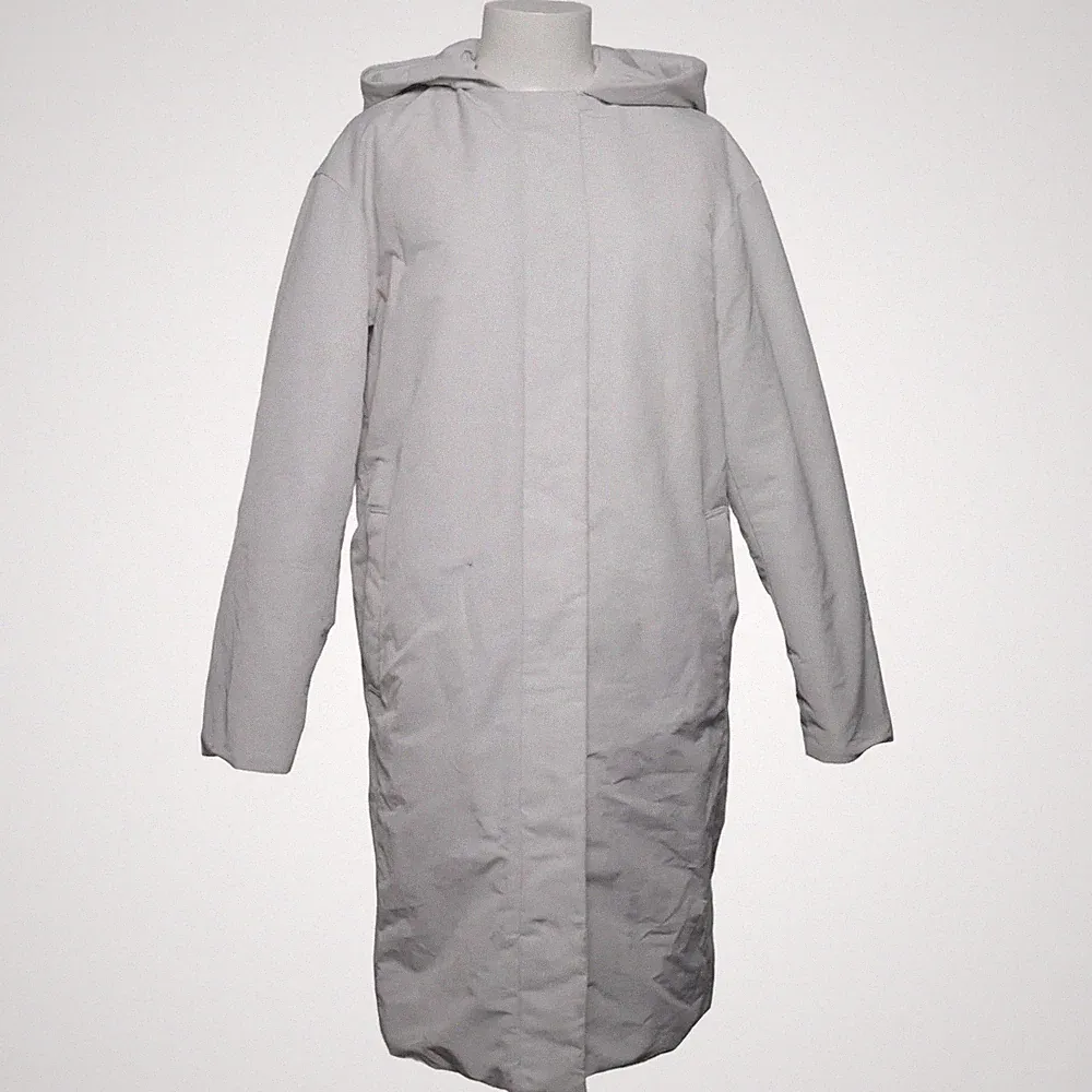 Uniqlo, Daunenmantel, Damen, Größe: S, Weiß, Daune/Feder/Polyester/Viskose #YEb