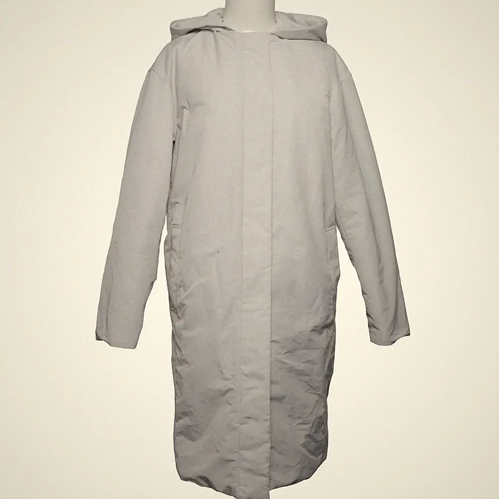 Uniqlo, Daunenmantel, Damen, Größe: S, Weiß, Daune/Feder/Polyester/Viskose #YEb