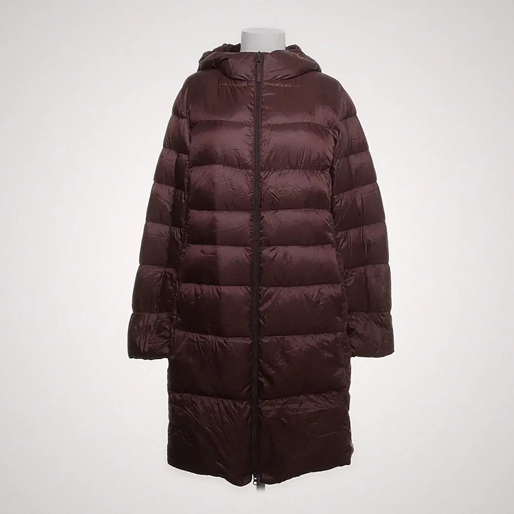 Uniqlo, Daunenmantel, Damen, Größe: XL, Braun, Daune/Feder/Polyamid #gyU