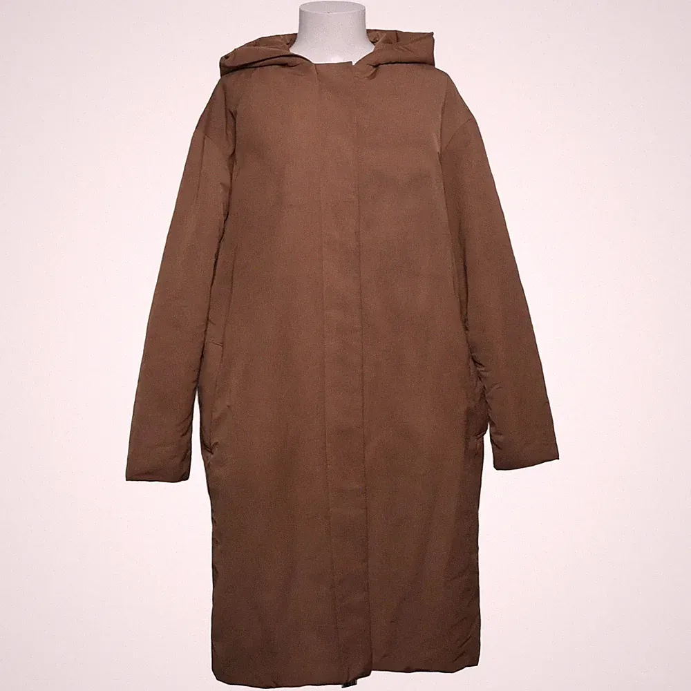 Uniqlo, Daunenmantel, Damen, Größe: XL, Braun, Daune/Polyester/Viskose #PCR