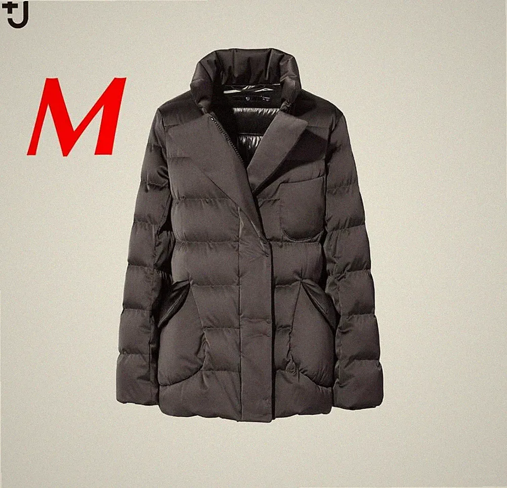 UNIQLO+J Daunenjacke Braun Kurz Herren Winter M Gebraucht