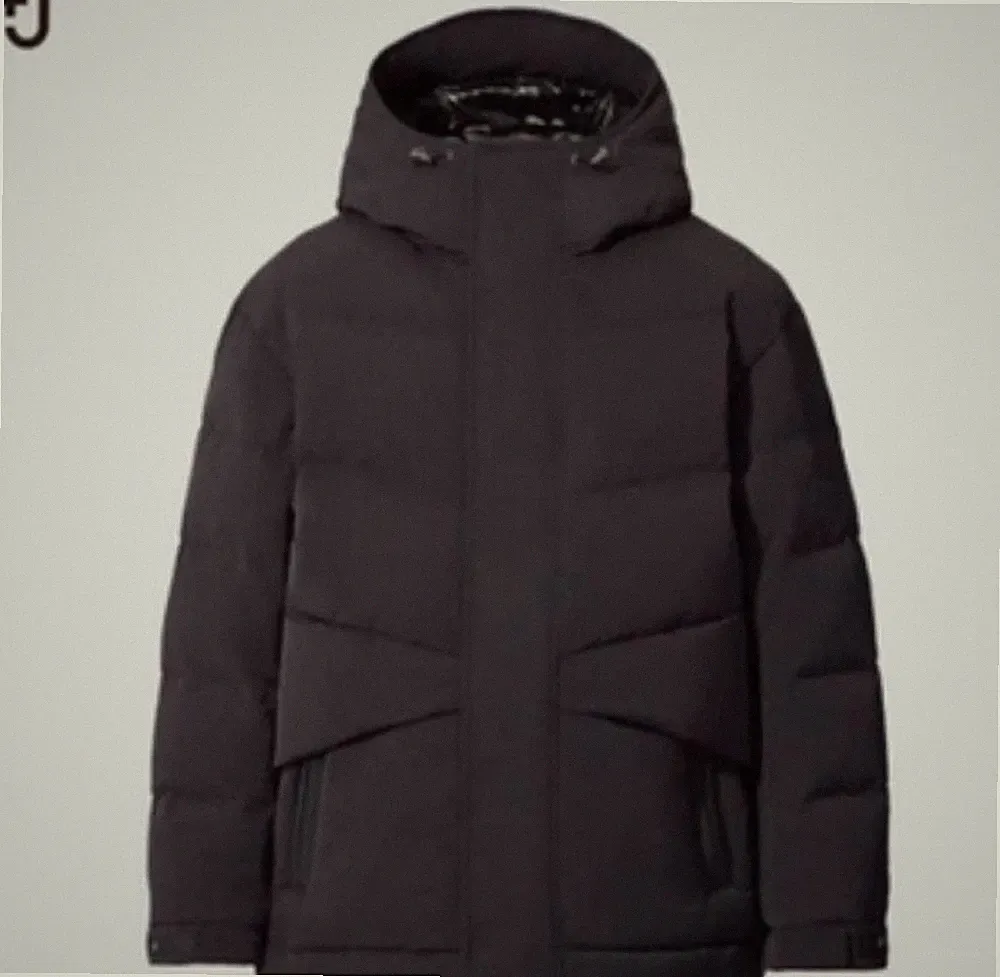 Uniqlo+J Daunenjacke Schwarz XL Herren Puffer Mantel Warm Neu