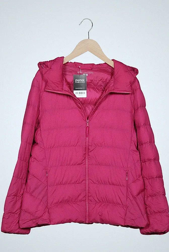 uniqlo Jacke Damen Anorak Jacket Kurzmantel Gr. M Daunen Pink #fv2td0d