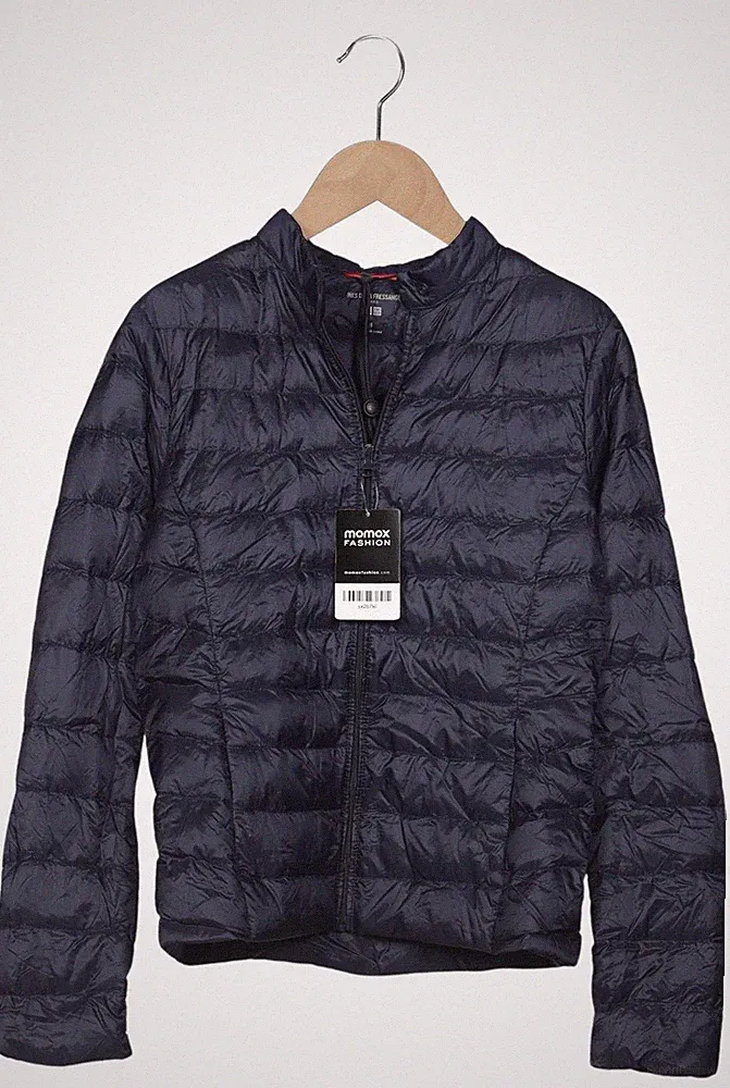 uniqlo Jacke Damen Anorak Jacket Kurzmantel Gr. S Daunen Marineblau #dsp24va