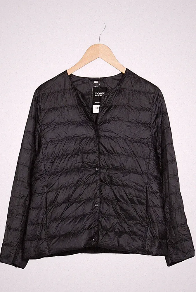 uniqlo Jacke Damen Anorak Jacket Kurzmantel Gr. XL Daunen Schwarz #p0yb5l6