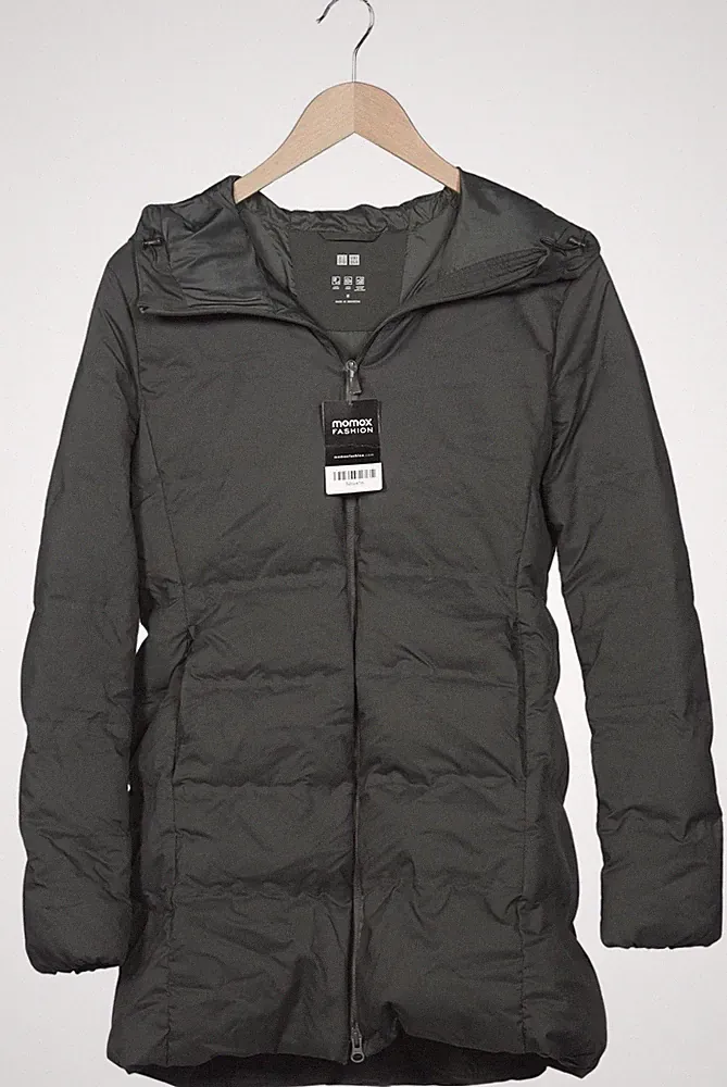 uniqlo Mantel Damen Jacke Parka Gr. M Daunen Grün #52cux1n