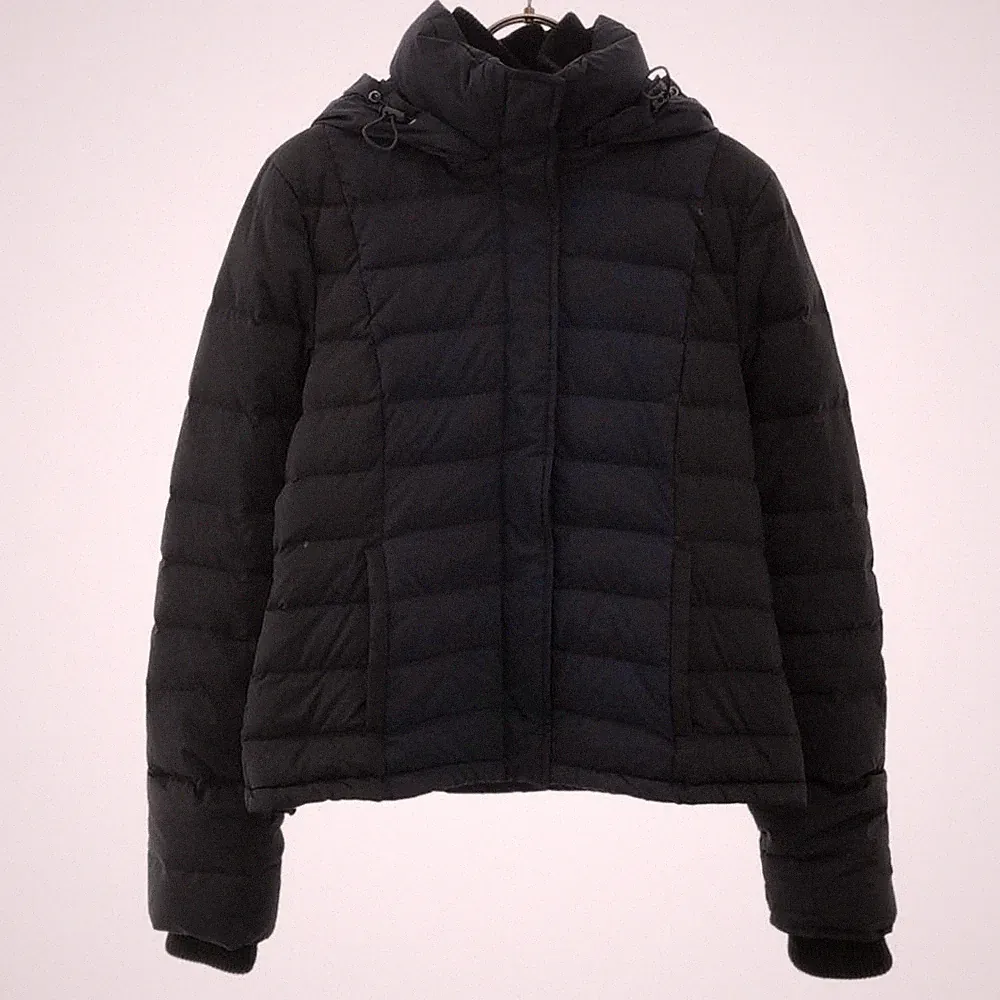 UNIQLO Theory Collab Daunenjacke S Navy/Schwarz Damen Leichter Mantel