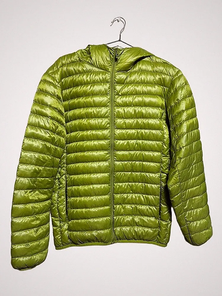 Uniqlo Ultra Light Daunenparka Gecko Grün S Gebraucht Übergangsjacke