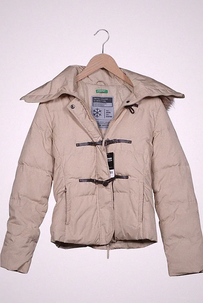 UNITED COLORS OF BENETTON Jacke Damen Anorak Jacket Kurzmantel Gr. X... #im41jo6