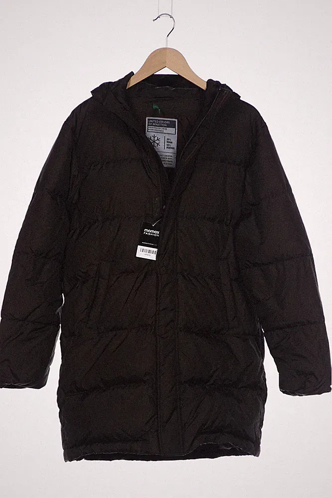 UNITED COLORS OF BENETTON Mantel Damen Jacke Parka Gr. L Daunen Braun #xb99ven